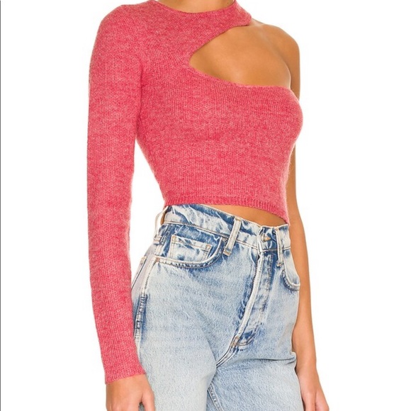 NWOT NBD Olivia Sweater in Red XS - Picture 3 of 6